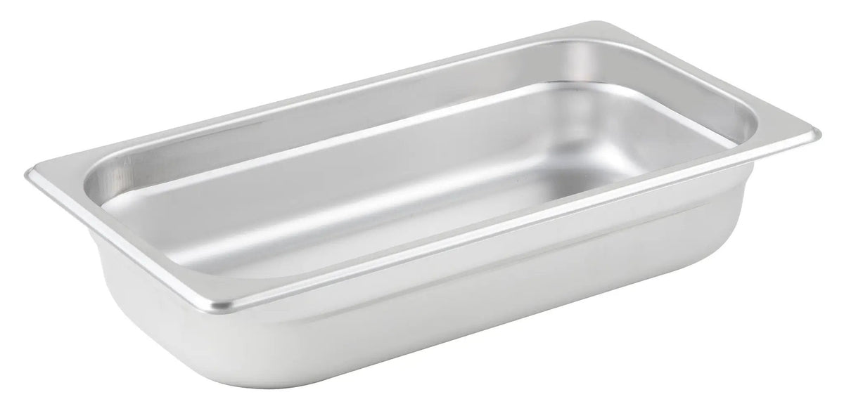 Anti-jam Steam Pan, 1/3 Size, 2-1/2", 23 Ga S/S by Winco (anti-jam-steam-pan-1-3-size-2-1-2-23-ga-s-s)