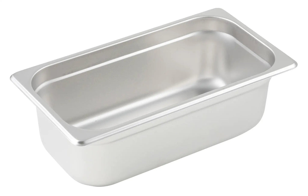 Anti-jam Steam Pan, 1/3 Size, 4", 23 Ga S/S by Winco (anti-jam-steam-pan-1-3-size-4-23-ga-s-s)