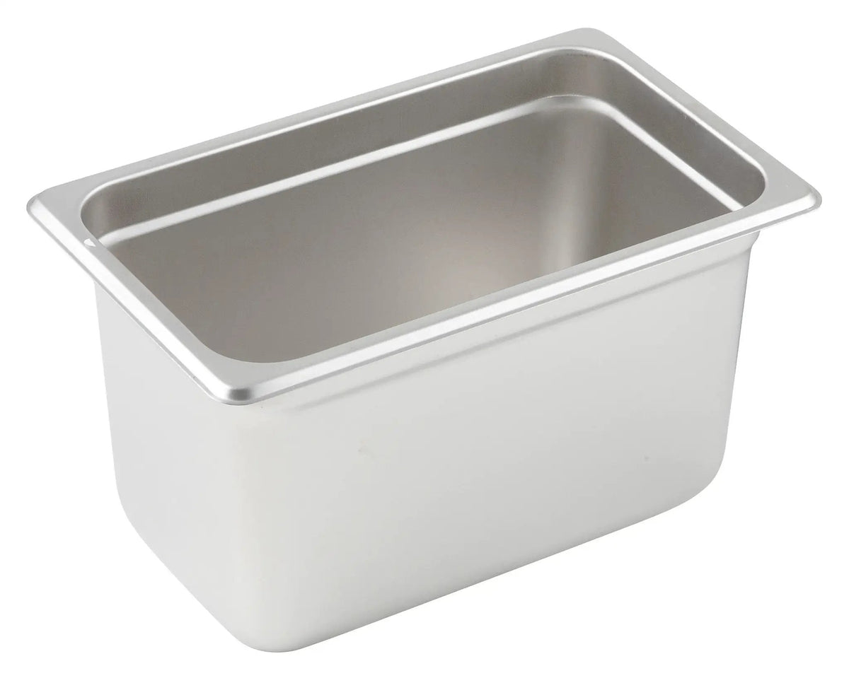 Anti-jam Steam Pan, 1/4 Size, 6", 23 Ga S/S by Winco (anti-jam-steam-pan-1-4-size-6-23-ga-s-s)