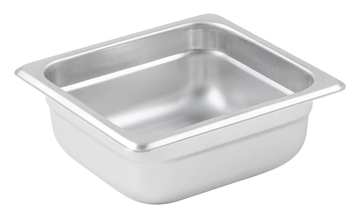 Anti-jam Steam Pan, 1/6 Size, 2-1/2", 23 Ga S/S by Winco (anti-jam-steam-pan-1-6-size-2-1-2-23-ga-s-s)