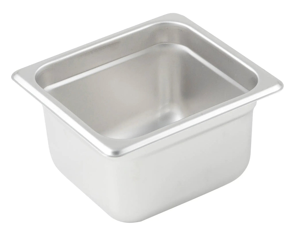 Anti-jam Steam Pan, 1/6 Size, 4", 23 Ga S/S by Winco (anti-jam-steam-pan-1-6-size-4-23-ga-s-s)