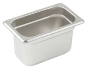 Anti-jam Steam Pan, 1/9 Size, 4", 23 Ga S/S by Winco (anti-jam-steam-pan-1-9-size-4-23-ga-s-s)