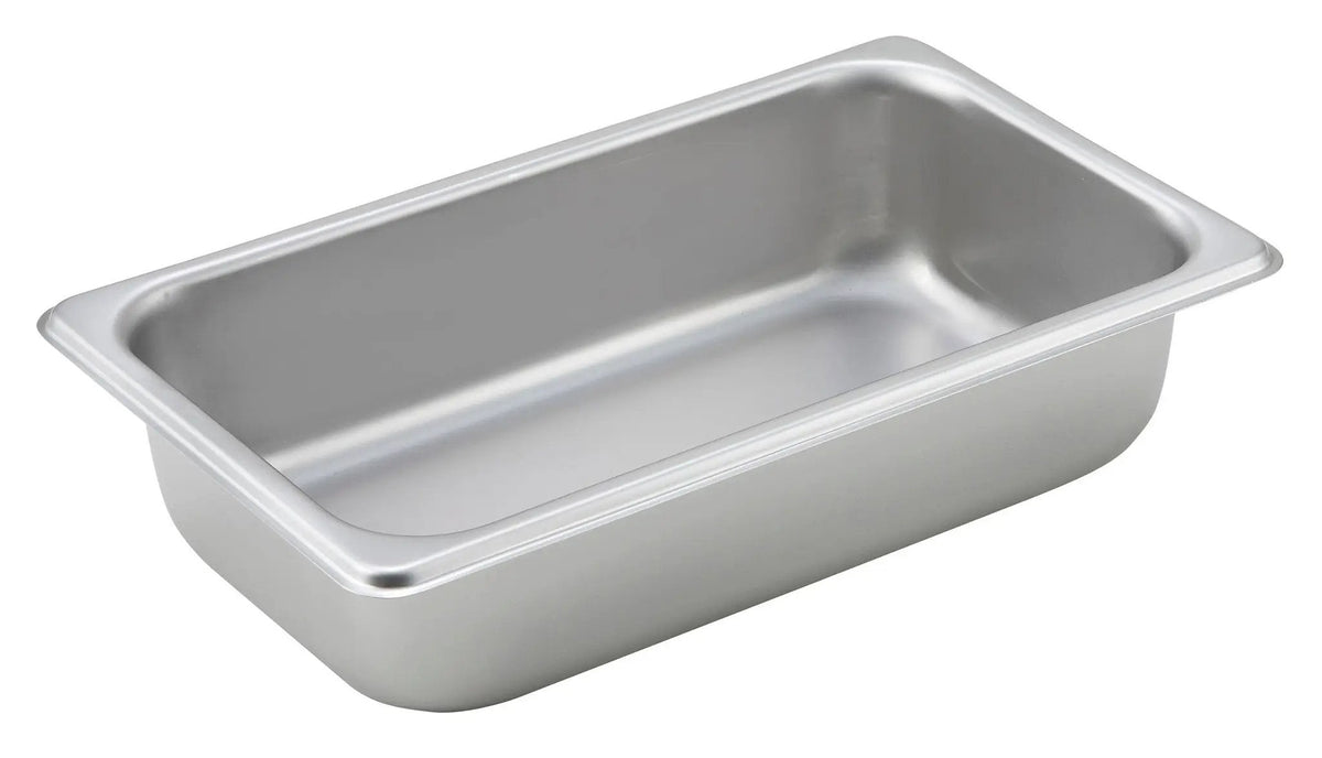Straight-sided Steam Pan, 1/4 Size, 2-1/2", 25 Ga S/S by Winco (straight-sided-steam-pan-1-4-size-2-1-2-25-ga-s-s)