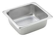 Straight-sided Steam Pan, 1/6 Size, 2-1/2", 25 Ga S/S by Winco (straight-sided-steam-pan-1-6-size-2-1-2-25-ga-s-s)