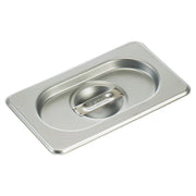 Winco SPSCN - 18/8 Stainless Steel Steam Cover - 1/9 Size