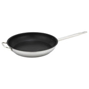 12" S/S Fry Pan w/Helper Hdl, Non-stick by Winco (12-s-s-fry-pan-w-helper-hdl-non-stick)