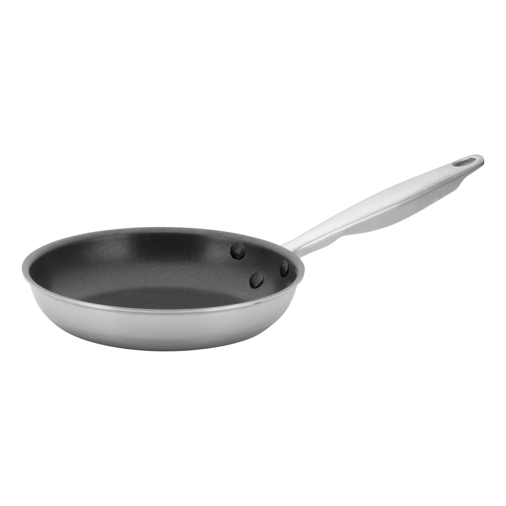 TRI-GEN™ 7" Triply S/S Fry Pan, Non-stick by Winco (tri-gen™-7-triply-s-s-fry-pan-non-stick)