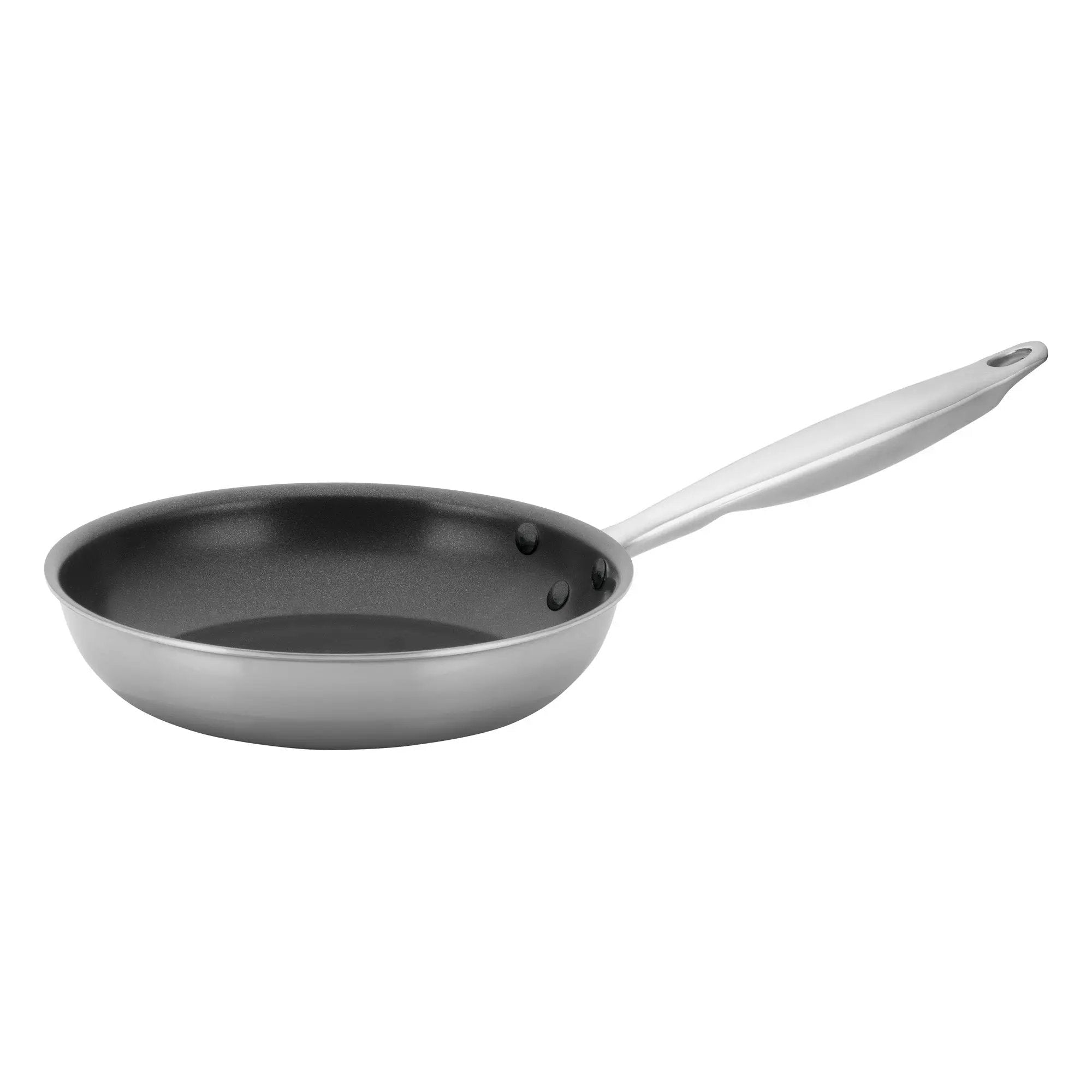 TRI-GEN™ 8" Triply S/S Fry Pan, Non-stick by Winco (tri-gen™-8-triply-s-s-fry-pan-non-stick)