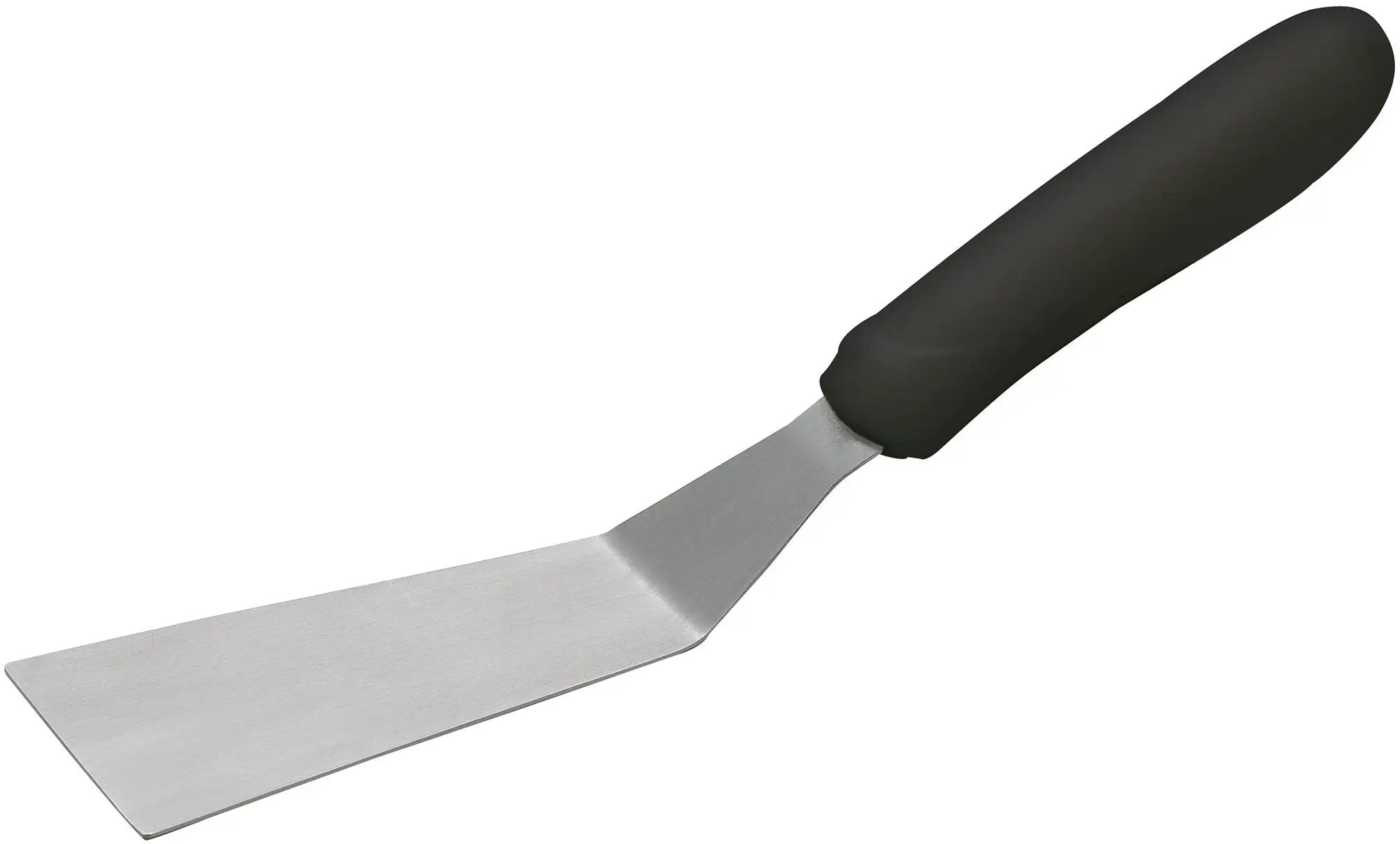 Grill Spatula w/Offset, Black PP Hdl, 4-1/4" x 2-3/16" Blade by Winco (grill-spatula-w-offset-black-pp-hdl-4-1-4-x-2-3-16-blade)