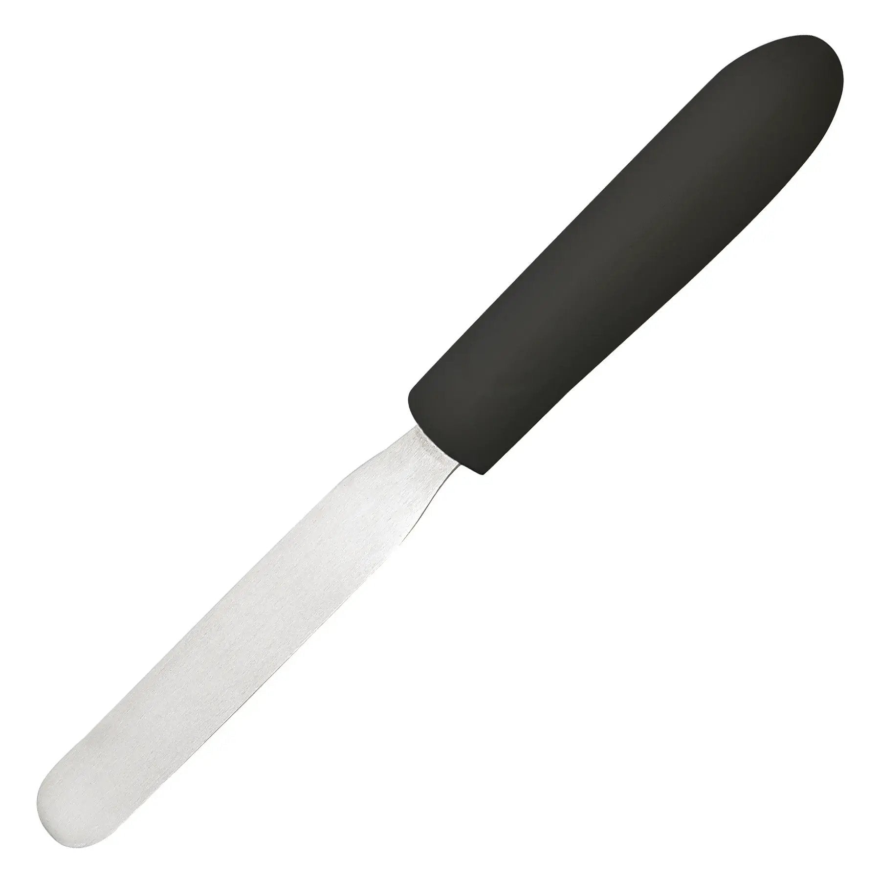 Bakery Spatula, Black PP Hdl, 4" x-3/4" Blade by Winco (bakery-spatula-black-pp-hdl-4-x-3-4-blade)