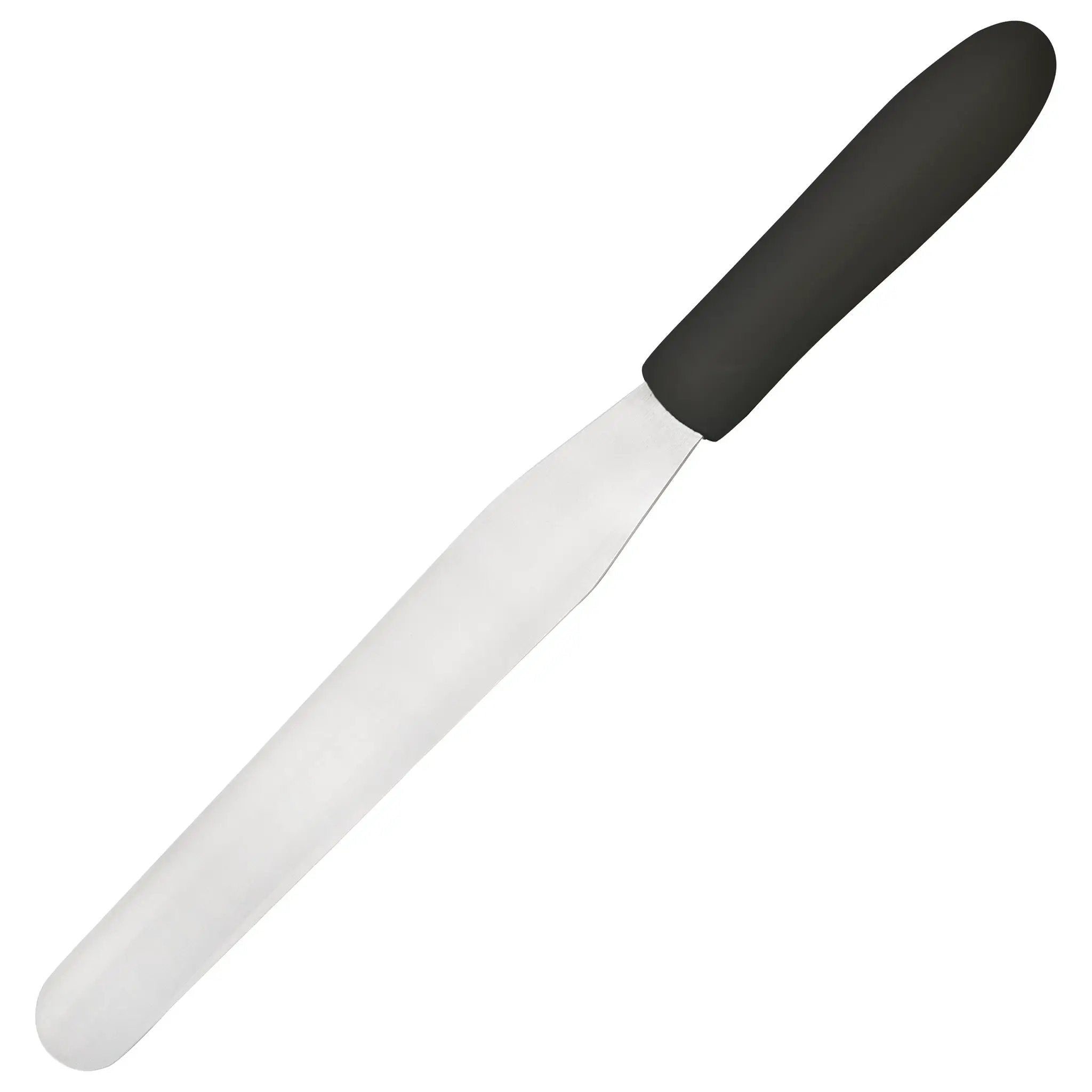 Bakery Spatula, Black PP Hdl, 7-15/16" x 1-1/4" Blade by Winco (bakery-spatula-black-pp-hdl-7-15-16-x-1-1-4-blade)