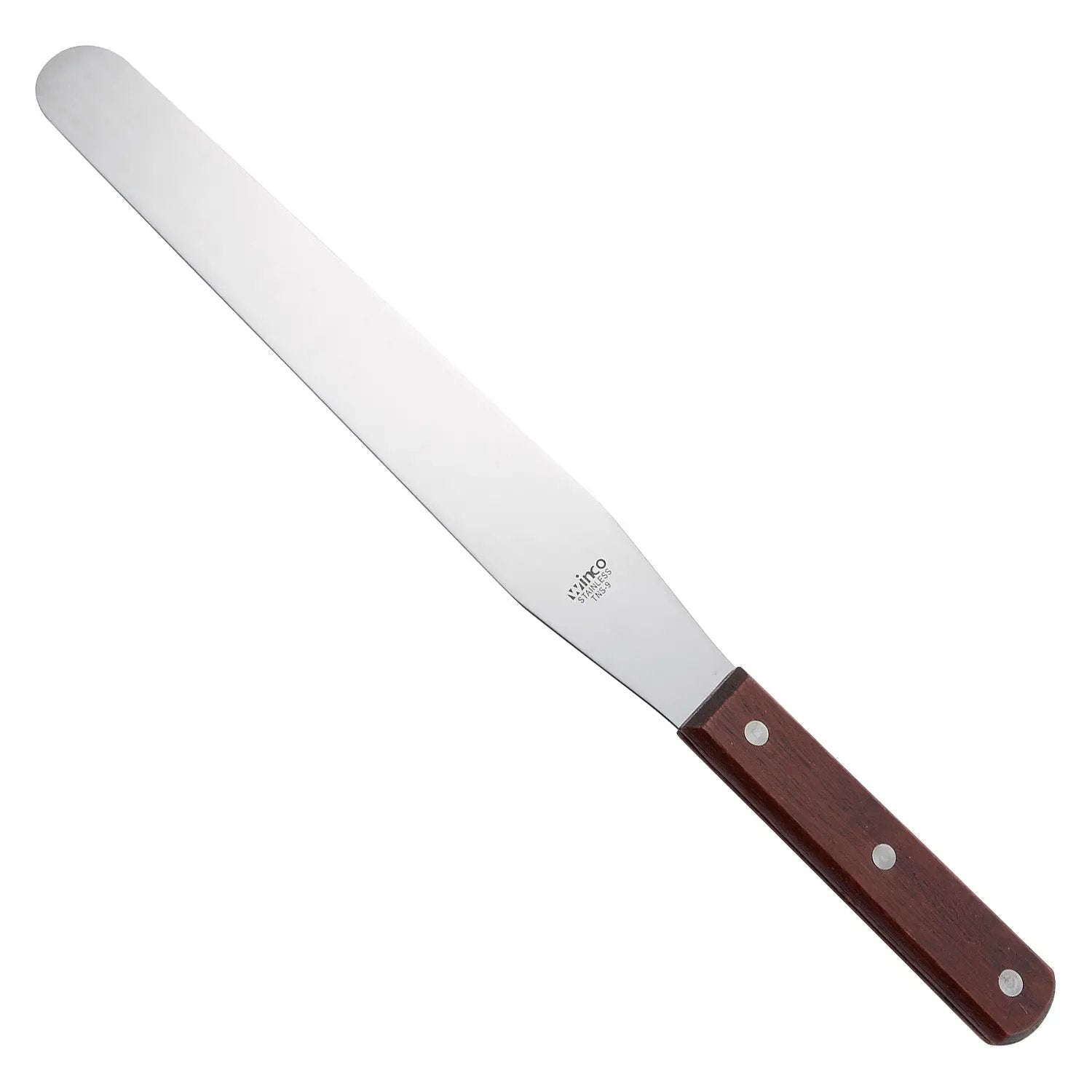 Bakery Spatula, Wooden Hdl, 10" x 1-3/8" Blade by Winco (bakery-spatula-wooden-hdl-10-x-1-3-8-blade)
