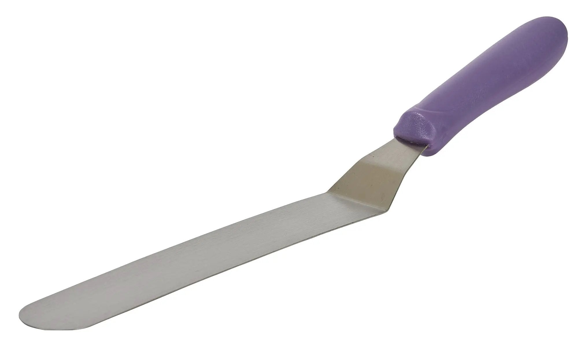 Allergen Free Spatula w/Offset, Purple PP Hdl, 8-1/2" x 1-1/2" Blade by Winco (allergen-free-spatula-w-offset-purple-pp-hdl-8-1-2-x-1-1-2-blade)