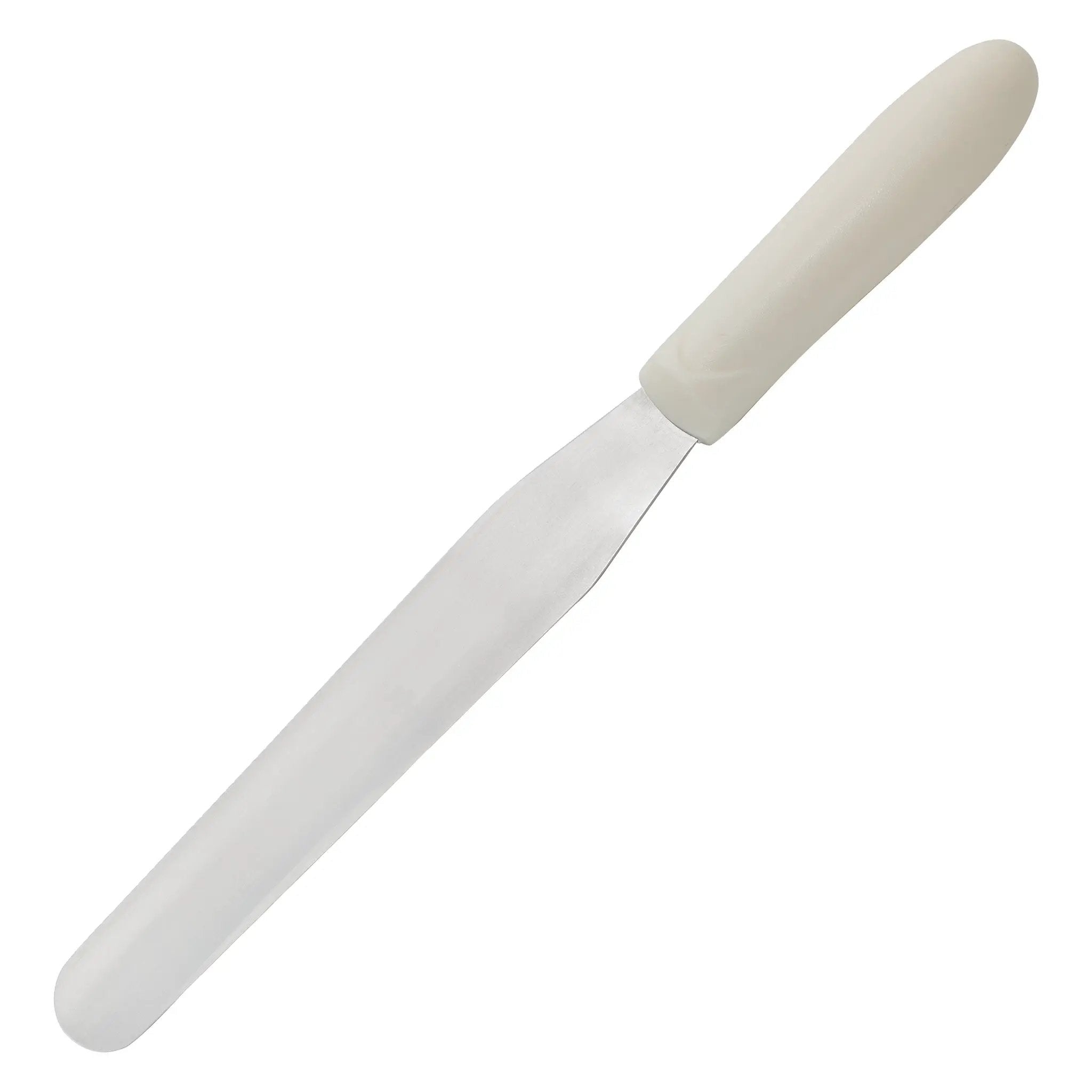 Bakery Spatula, White PP Hdl, 7-15/16" x 1-1/4" Blade by Winco (bakery-spatula-white-pp-hdl-7-15-16-x-1-1-4-blade)