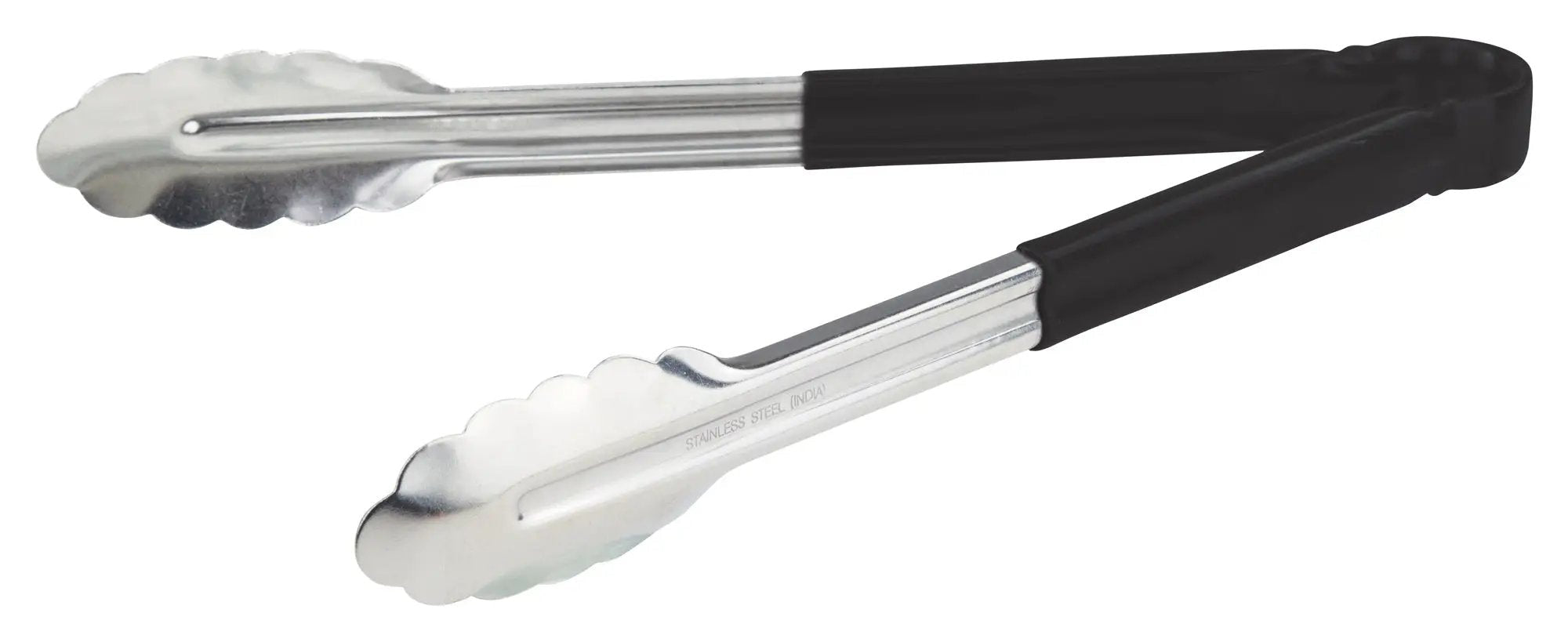 12" S/S Utility Tong, PP Hdl, Black by Winco (12-s-s-utility-tong-pp-hdl-black)