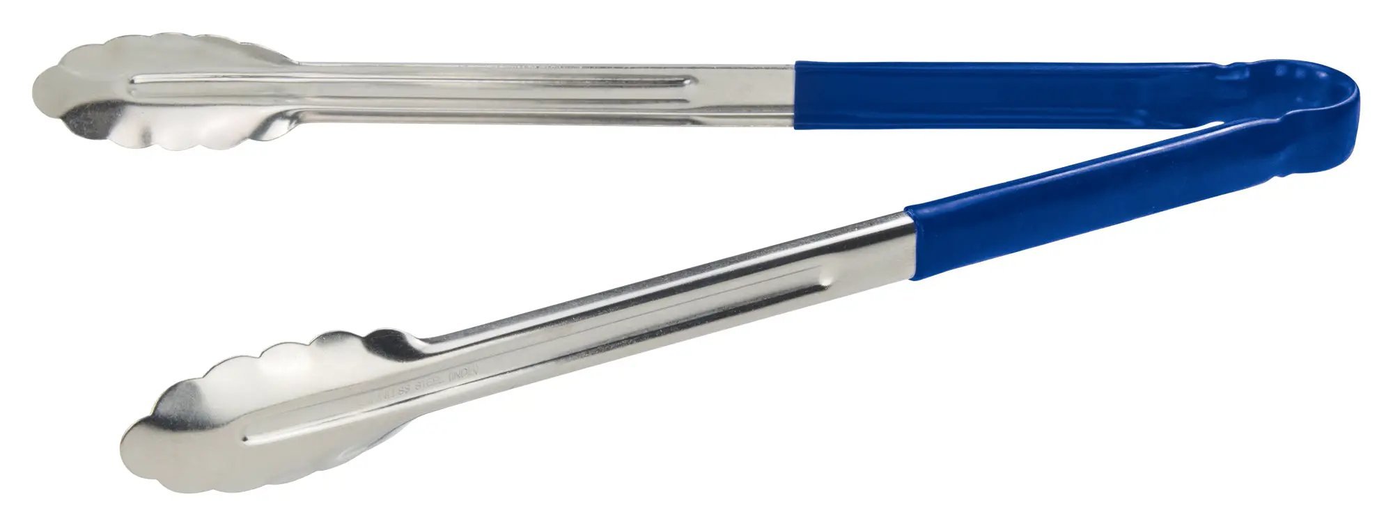 16" S/S Utility Tong, PP Hdl, Blue by Winco (16-s-s-utility-tong-pp-hdl-blue)