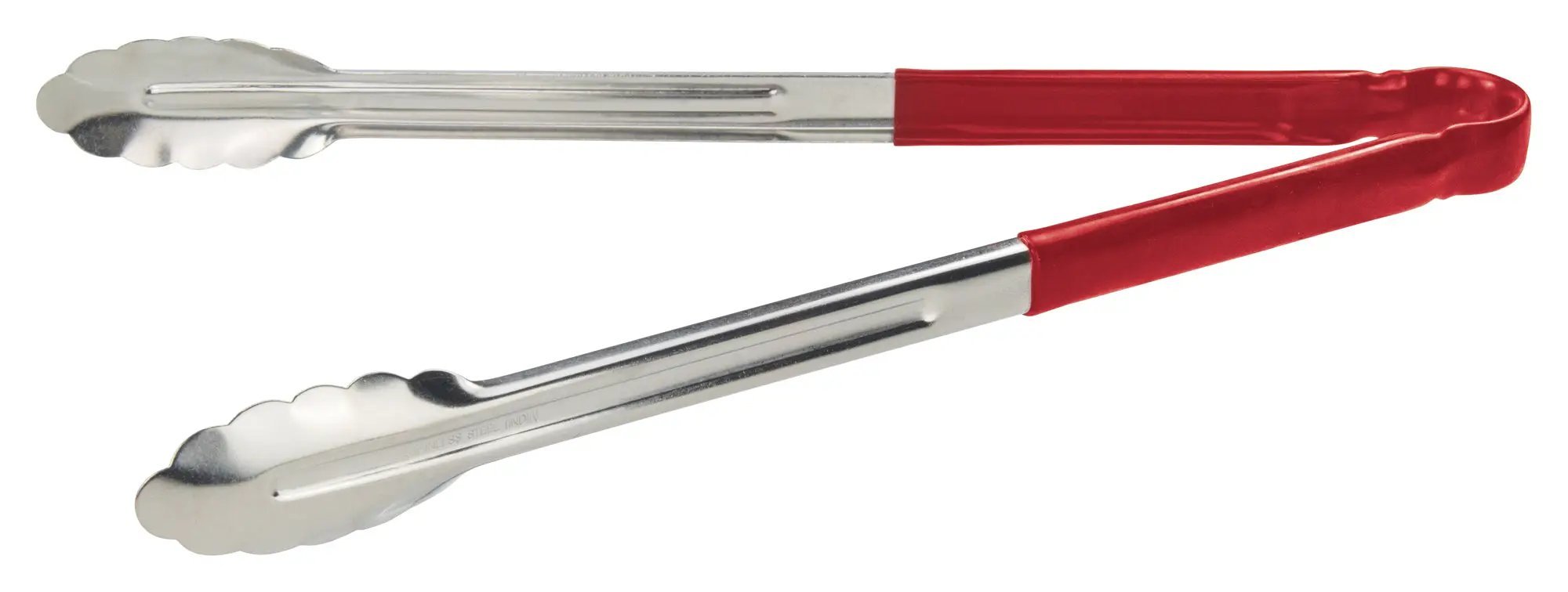 16" S/S Utility Tong, PP Hdl, Red by Winco (16-s-s-utility-tong-pp-hdl-red)