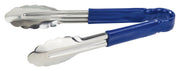 9" S/S Utility Tong, PP Hdl, Blue by Winco (9-s-s-utility-tong-pp-hdl-blue)