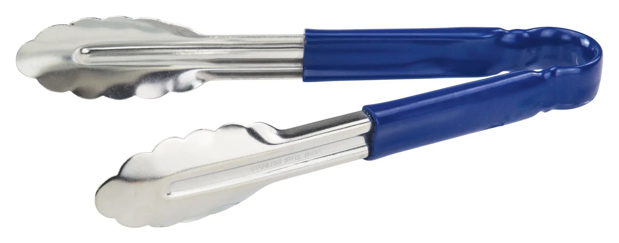 9" S/S Utility Tong, PP Hdl, Blue by Winco (9-s-s-utility-tong-pp-hdl-blue)