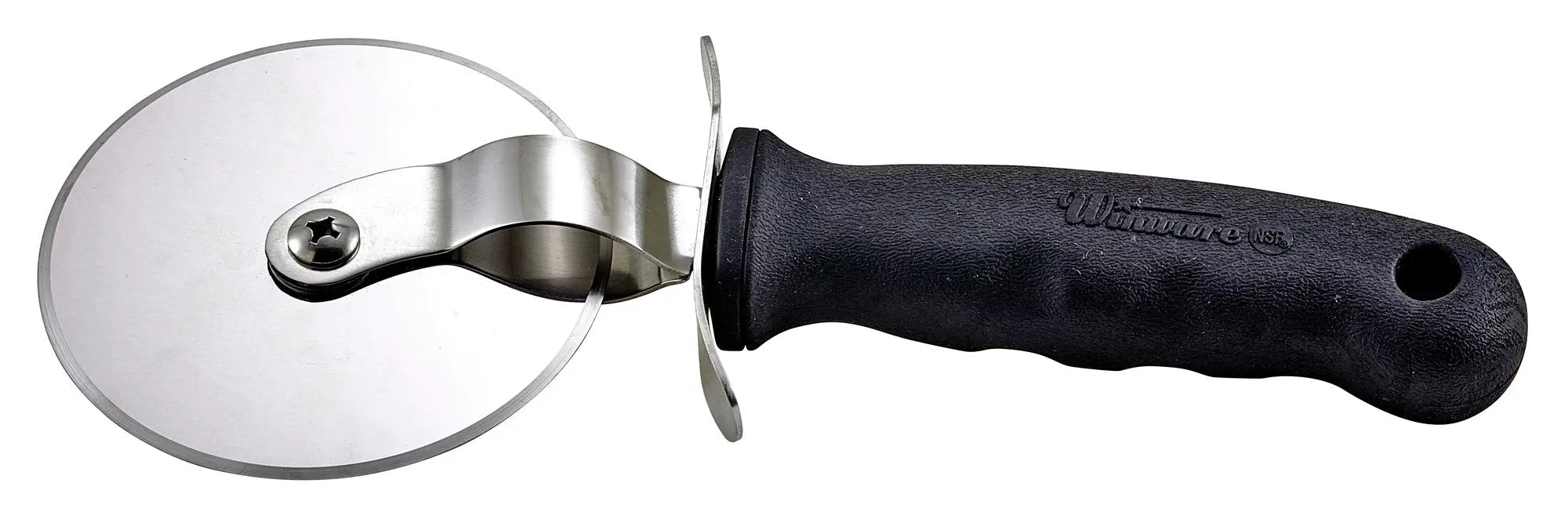 Large Pizza Cutter, 4" Wheel Blade, Soft Grip Hdl by Winco (large-pizza-cutter-4-wheel-blade-soft-grip-hdl)