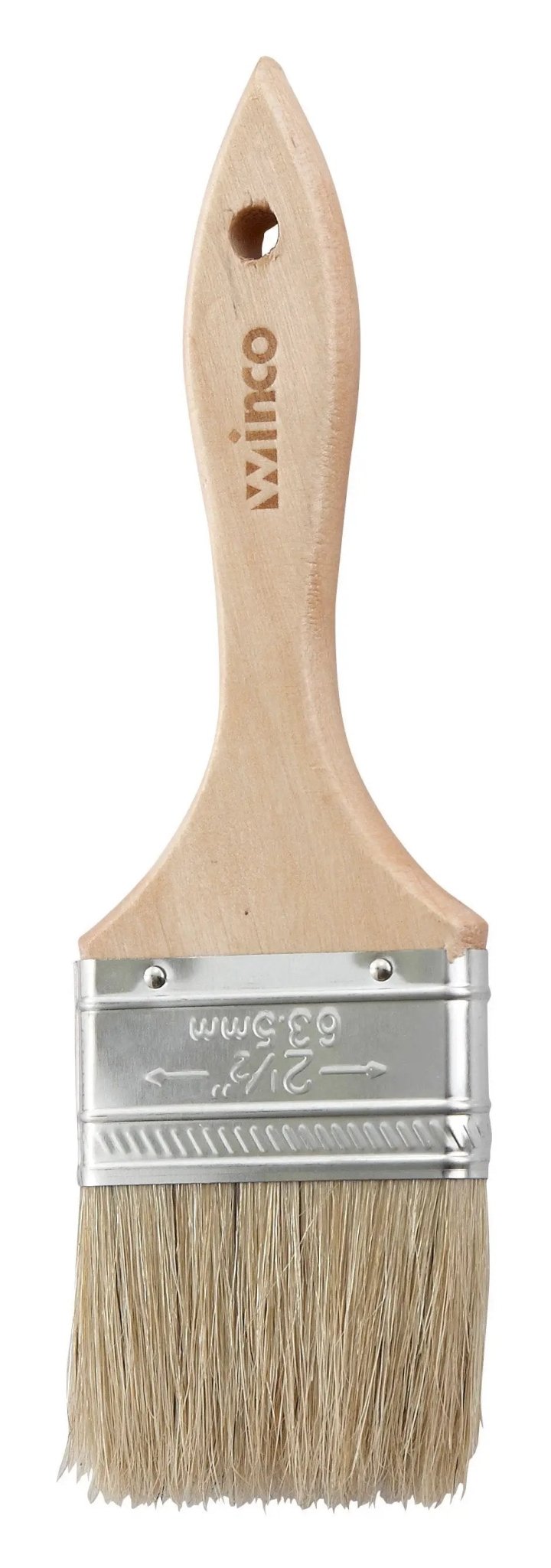 Pastry Brush, Boar Bristle, 2-1/2" Wide by Winco (pastry-brush-boar-bristle-2-1-2-wide)
