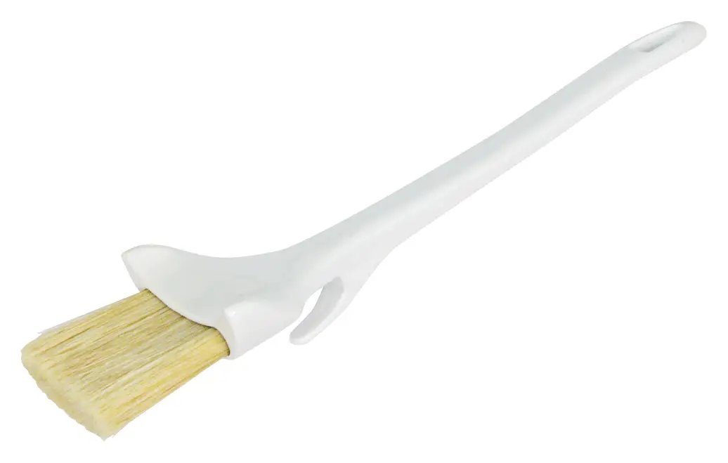 Pastry Brush, Boar Bristle, 2" Wide w/Hook by Winco (pastry-brush-boar-bristle-2-wide-w-hook)