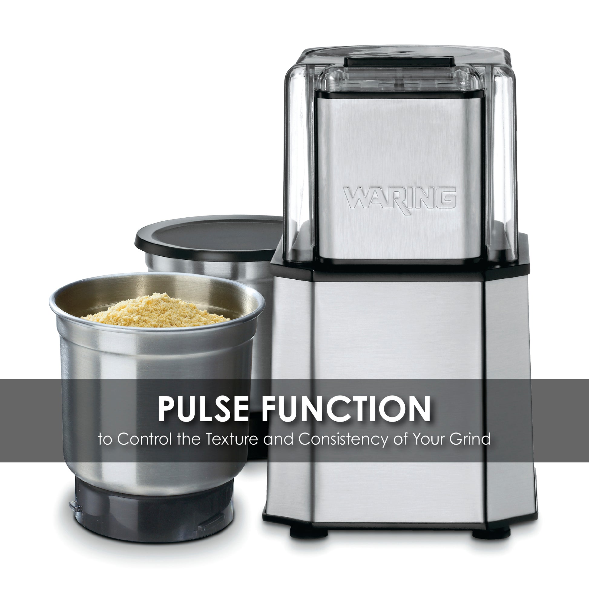 Waring WSG30 1.5 Cup Commercial Heavy Duty Spice Grinder