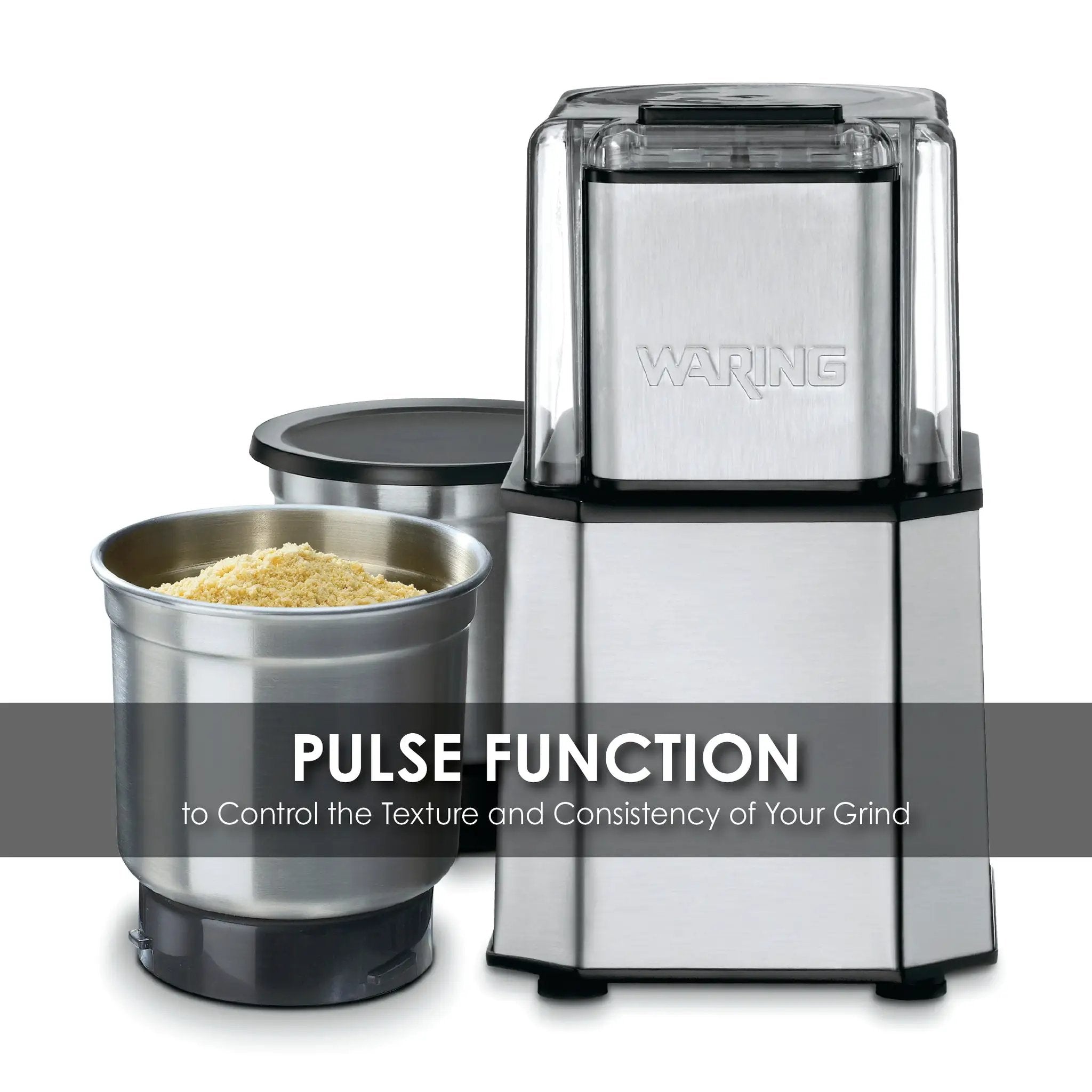 Waring WSG30 1.5 Cup Commercial Heavy Duty Spice Grinder