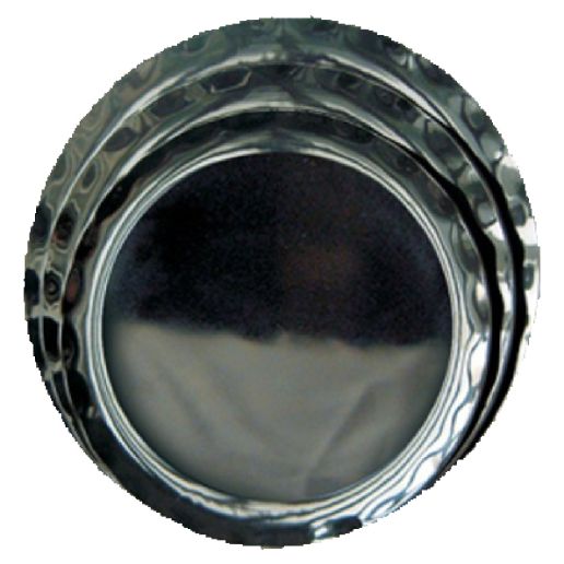 Yanco CAT - 1020B Catering Round Plate, 20" Diameter, Melamine, Black Color, Pack of 6