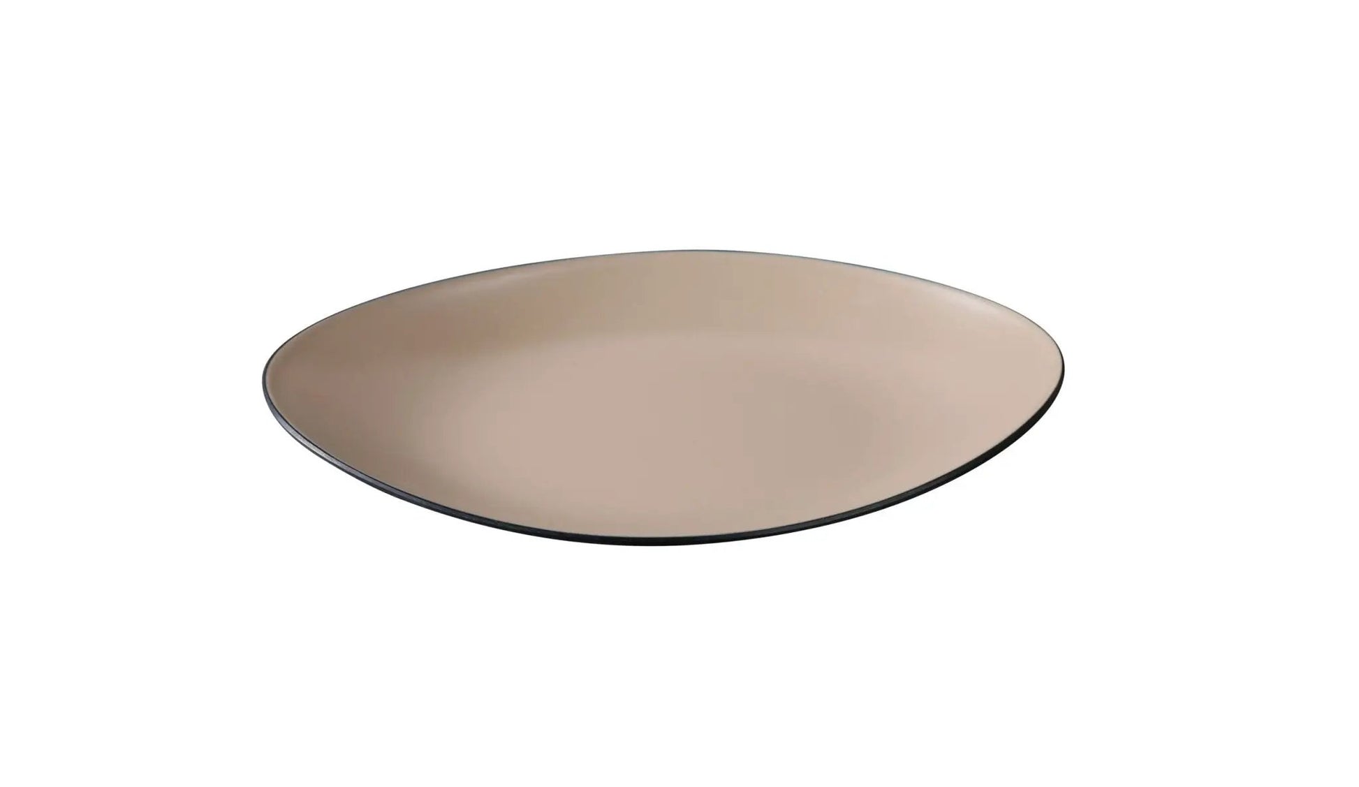 Yanco BM - 209CL Birmingham Melamine 9 5/8" X 6" X 1" Deep Oval Plate