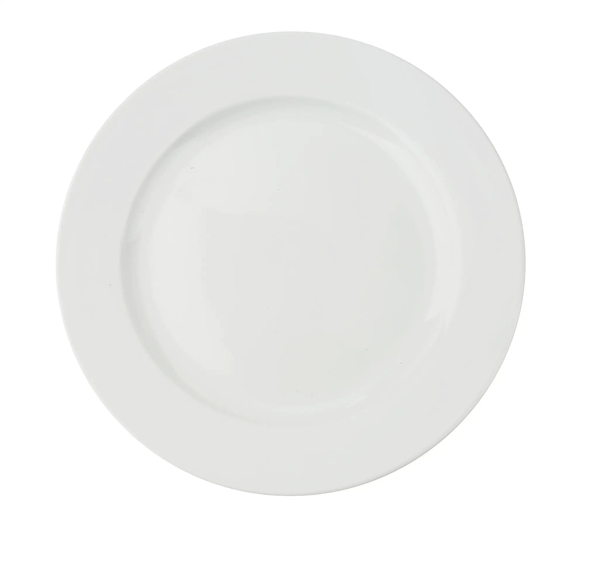 Yanco CA-110 Cambria Chinaware 10 1/2" X 1" Round Plate White Product Image