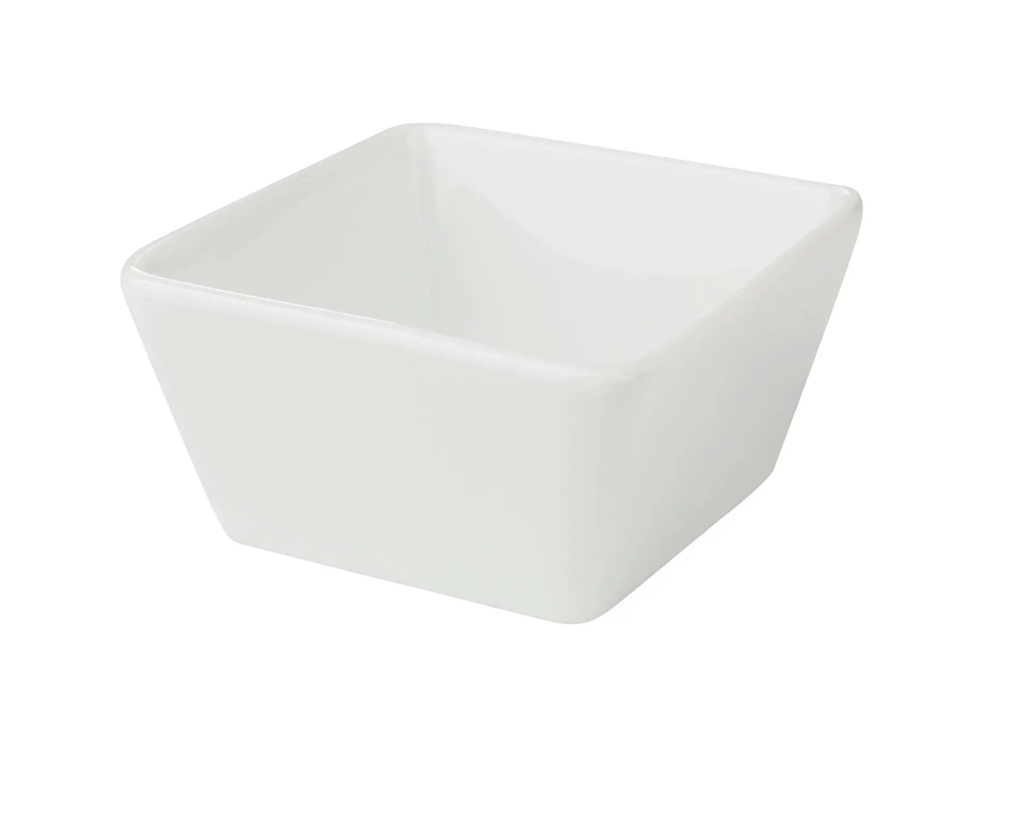 Yanco CA-4031 Cambria Chinaware 3 1/4" X 3 1/4" X 1 3/4" Square Sauce Dish 4 Oz. Product Image