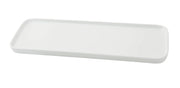 Yanco CA-513 Cambria Chinaware 13 3/4" X 5" X 5/8" Rectangular Plate White