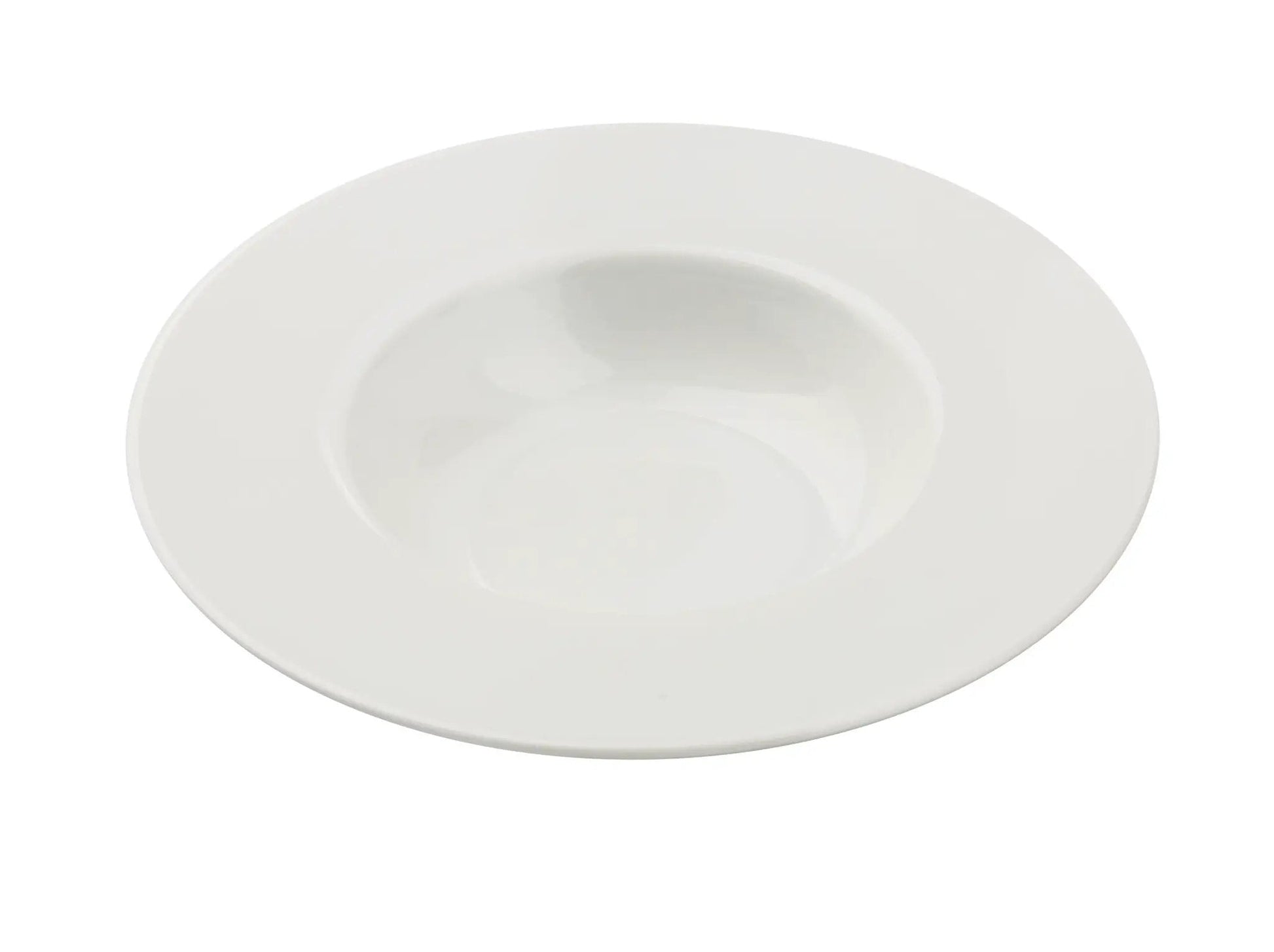 Yanco CA-610 Cambria Chinaware 9 1/2" X 5 1/8" X 2" White Dessert Plate 10 Oz. Product Image