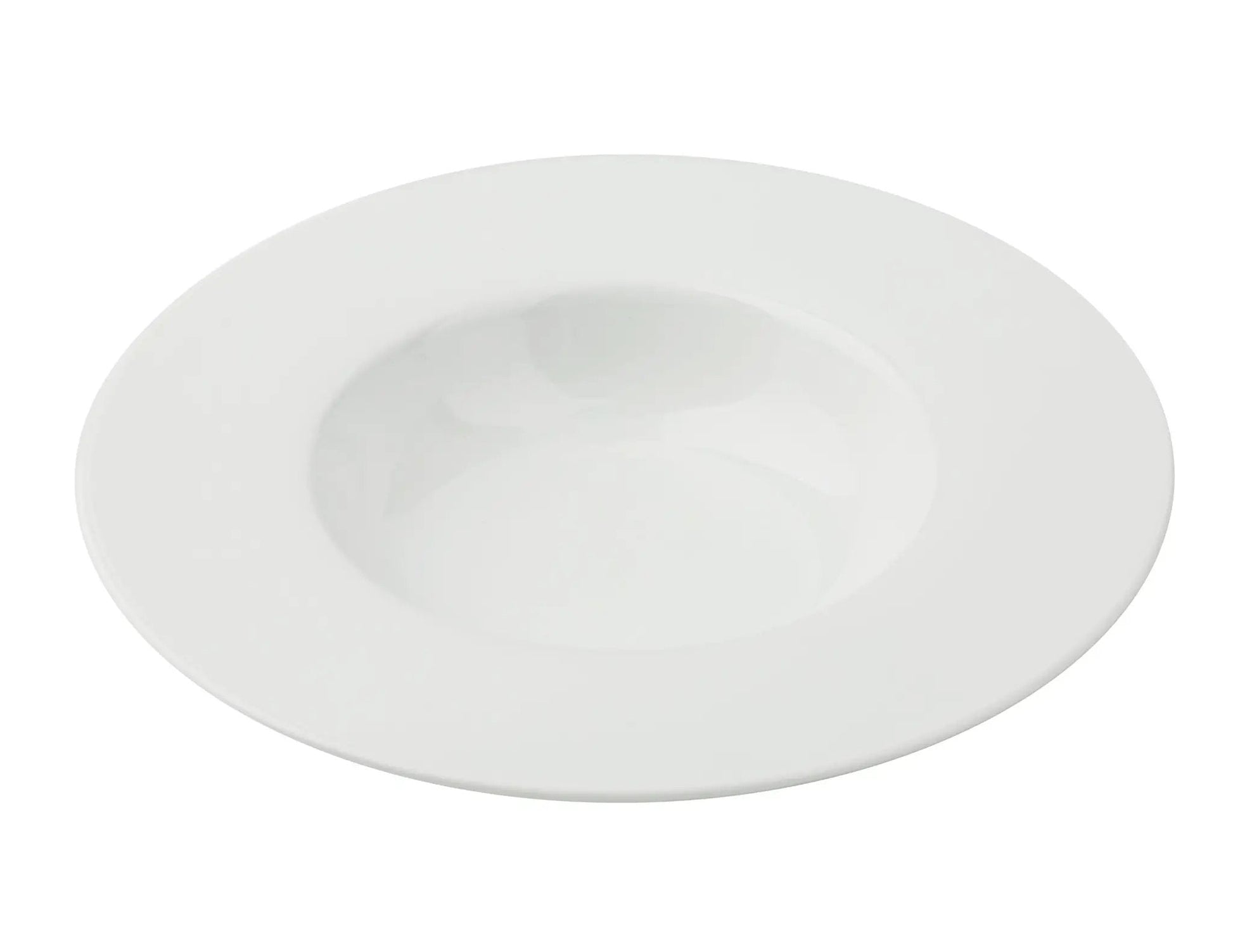 Yanco CA-612 Cambria Chinaware 12 1/2" X 6 3/4" X 2 1/8" White Dessert Plate 14 Oz. Product Image