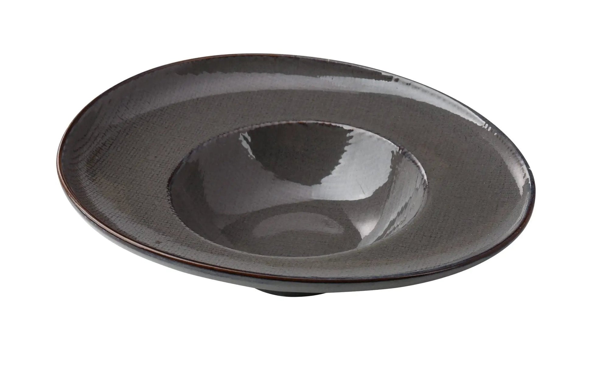 Yanco CB-809 Cowboy Chinaware 9-1/2" x 8-1/4" x 2-3/4" DESSERT PLATE 10 oz. by Yanco (yanco-cb-809-cowboy-chinaware-9-inch-dessert-plate-10-oz)
