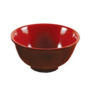Yanco CR-130 Black & Red Melamine 4 1/2" Rice Bowl 8 Oz. Product Image