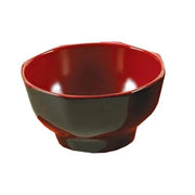 Yanco CR-3006 Black & Red Melamine 4 5/8" Bowl 10 Oz. Product Image