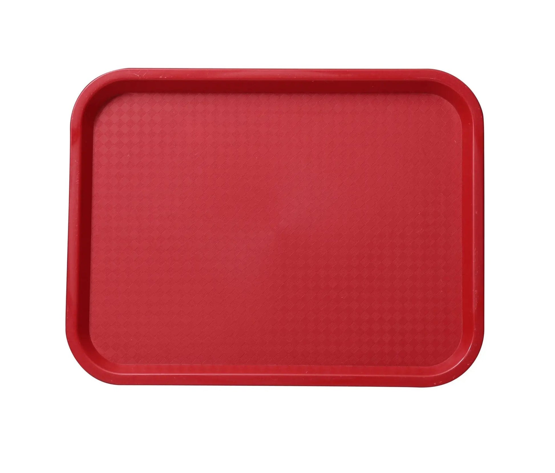 Yanco FT-14RD Serving Trays Plastic 14" X 10" Fast Food Tray Red Product Image