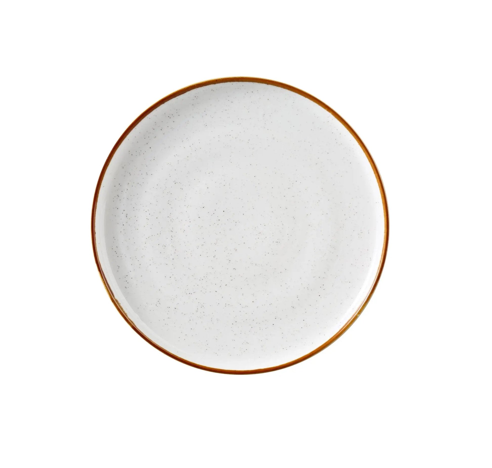 Yanco GL - 109 Glory Chinaware 9" x 1" ROUND PLATE WITH UP - RIGHT RIM