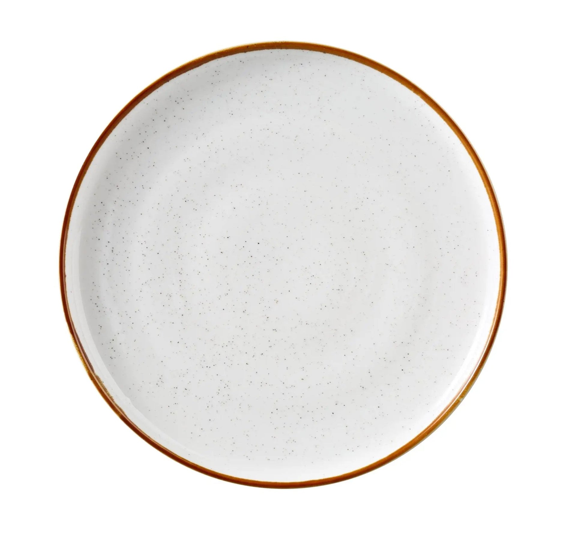 Yanco GL - 112 Glory Chinaware 12" x 1 - 1/8" ROUND PLATE WITH UP RIGHT RIM