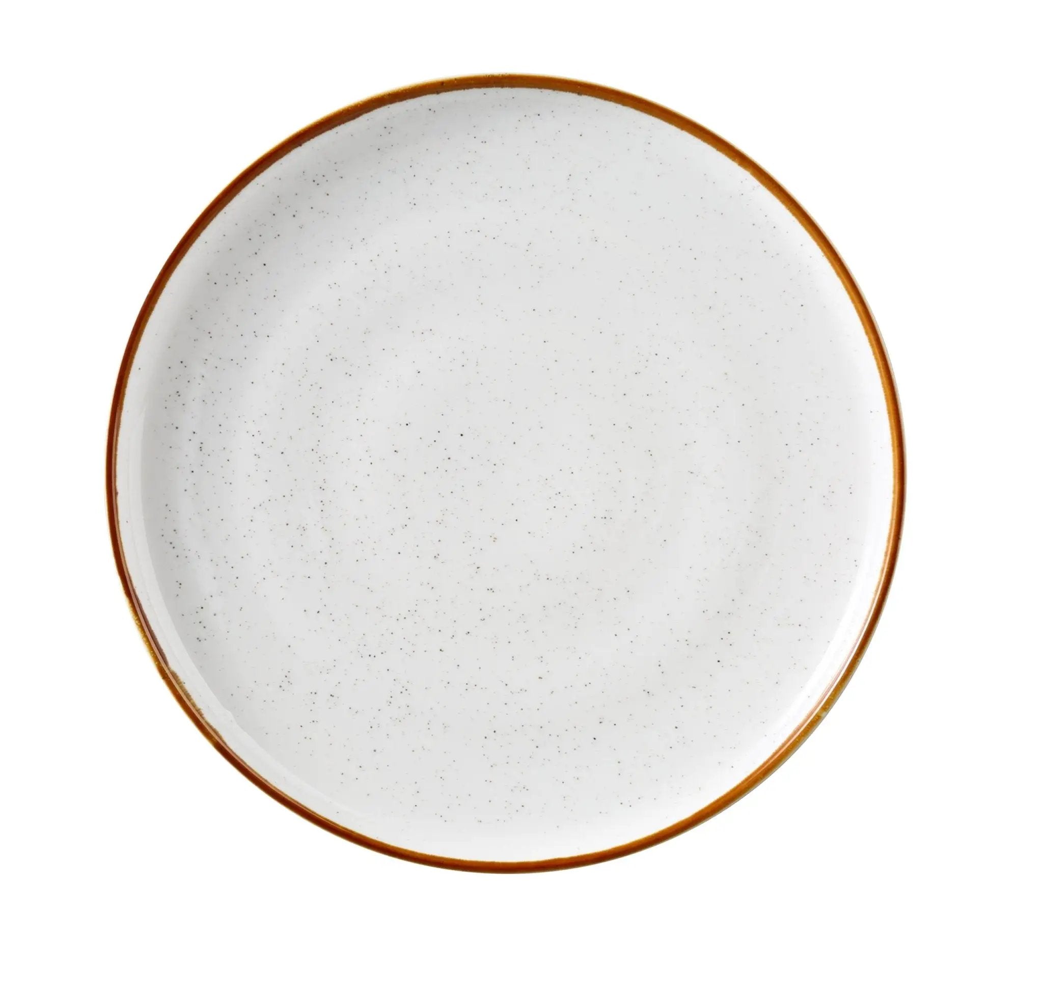 Yanco GL - 112 Glory Chinaware 12" x 1 - 1/8" ROUND PLATE WITH UP RIGHT RIM