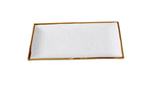 Yanco GL - 208 Glory Chinaware 8 - 1/2" x 5" x 3/4" RECTANGULAR PLATE
