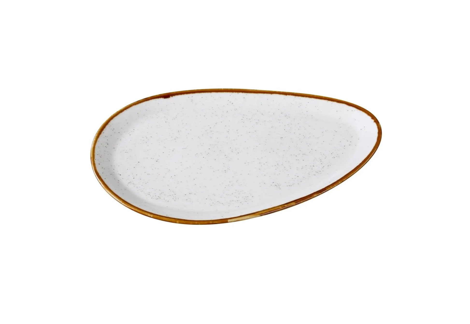 Yanco GL - 210 Glory Chinaware 10" x 6" x 5/8" Oval Plate