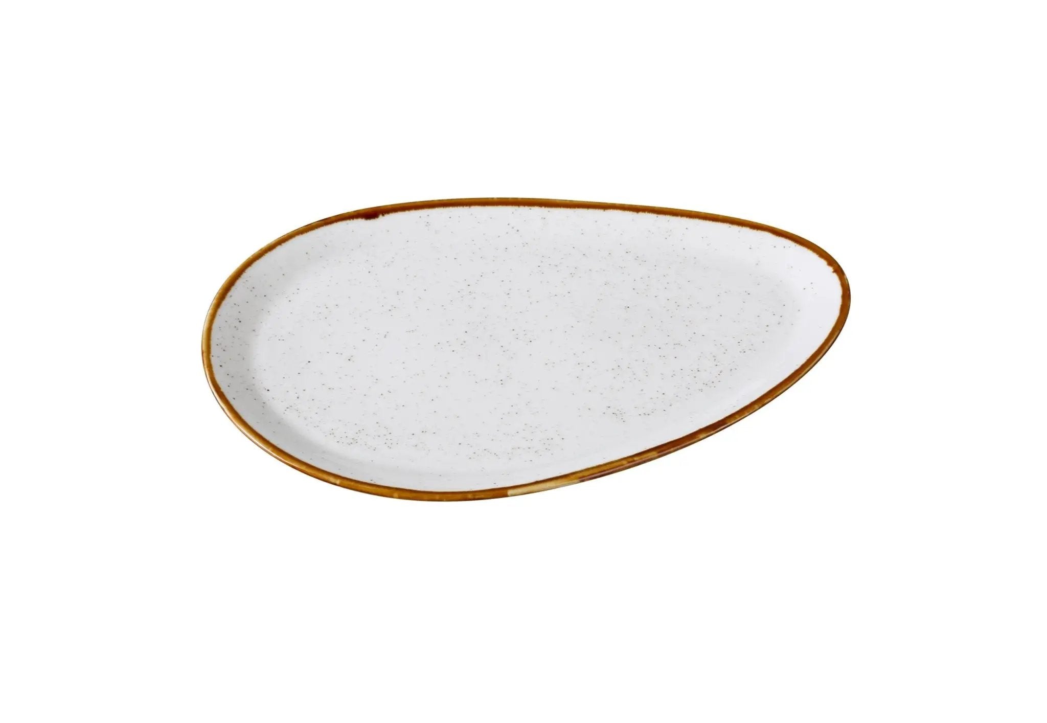 Yanco GL - 210 Glory Chinaware 10" x 6" x 5/8" Oval Plate