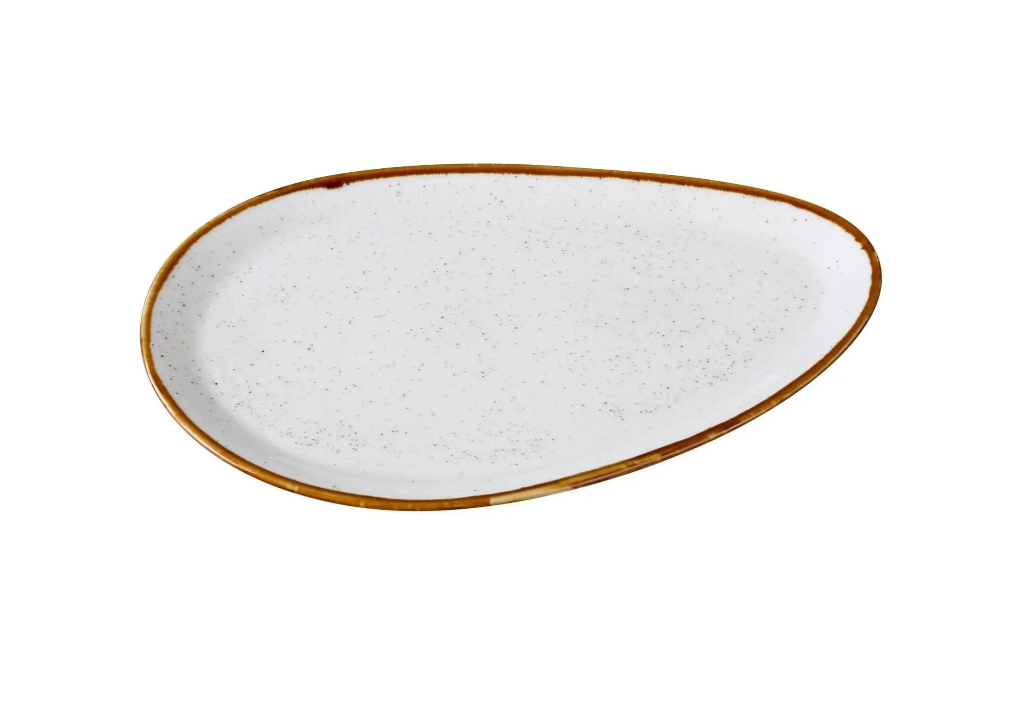 Yanco GL - 212 Glory Chinaware 11 - 7/8" x 7 - 3/4" x 3/4" Oval Plate