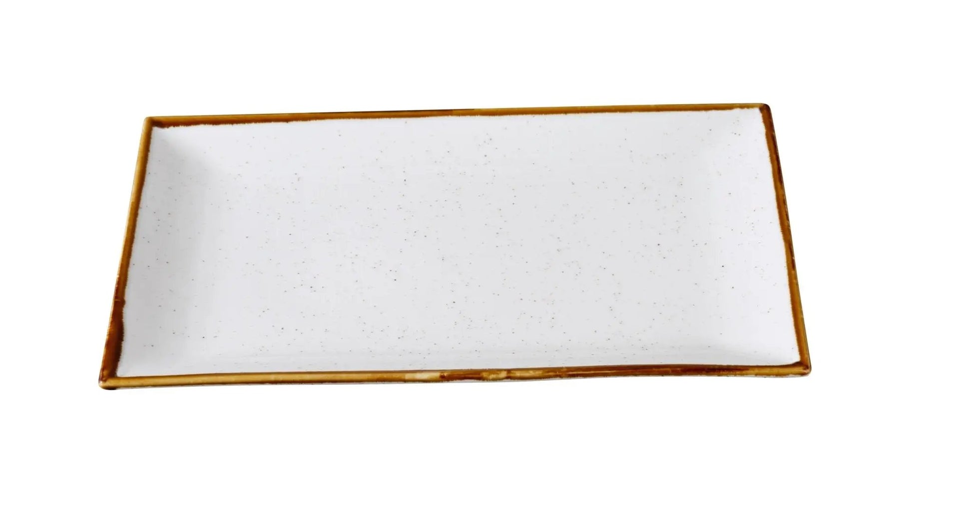 Yanco GL - 213 Glory Chinaware 13 - 3/8"x 7 - 3/8" x 1" RECTANGULAR PLATE