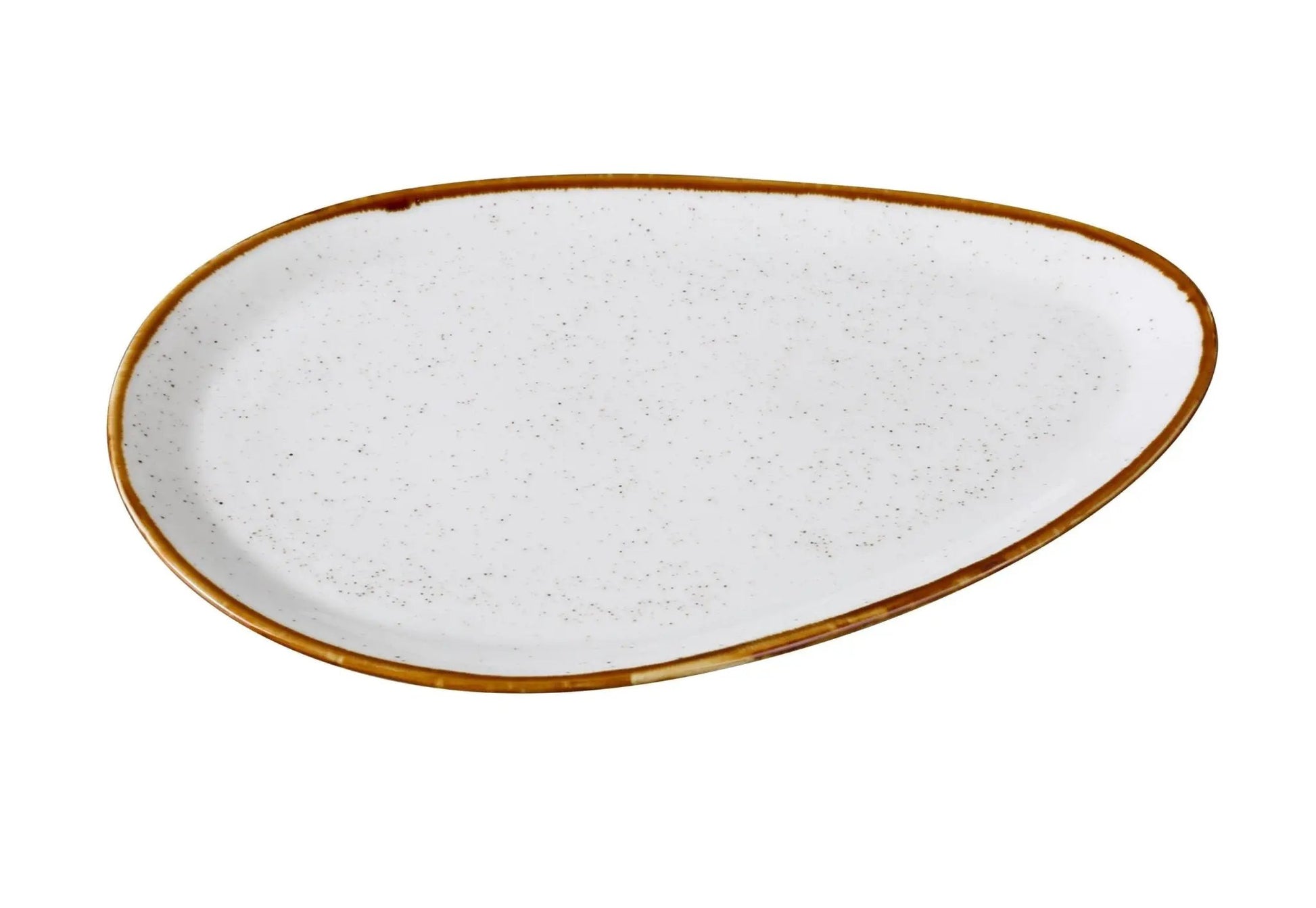 Yanco GL - 214 Glory Chinaware 13 - 7/8" x 9 - 3/4" x 7/8" Oval Plate