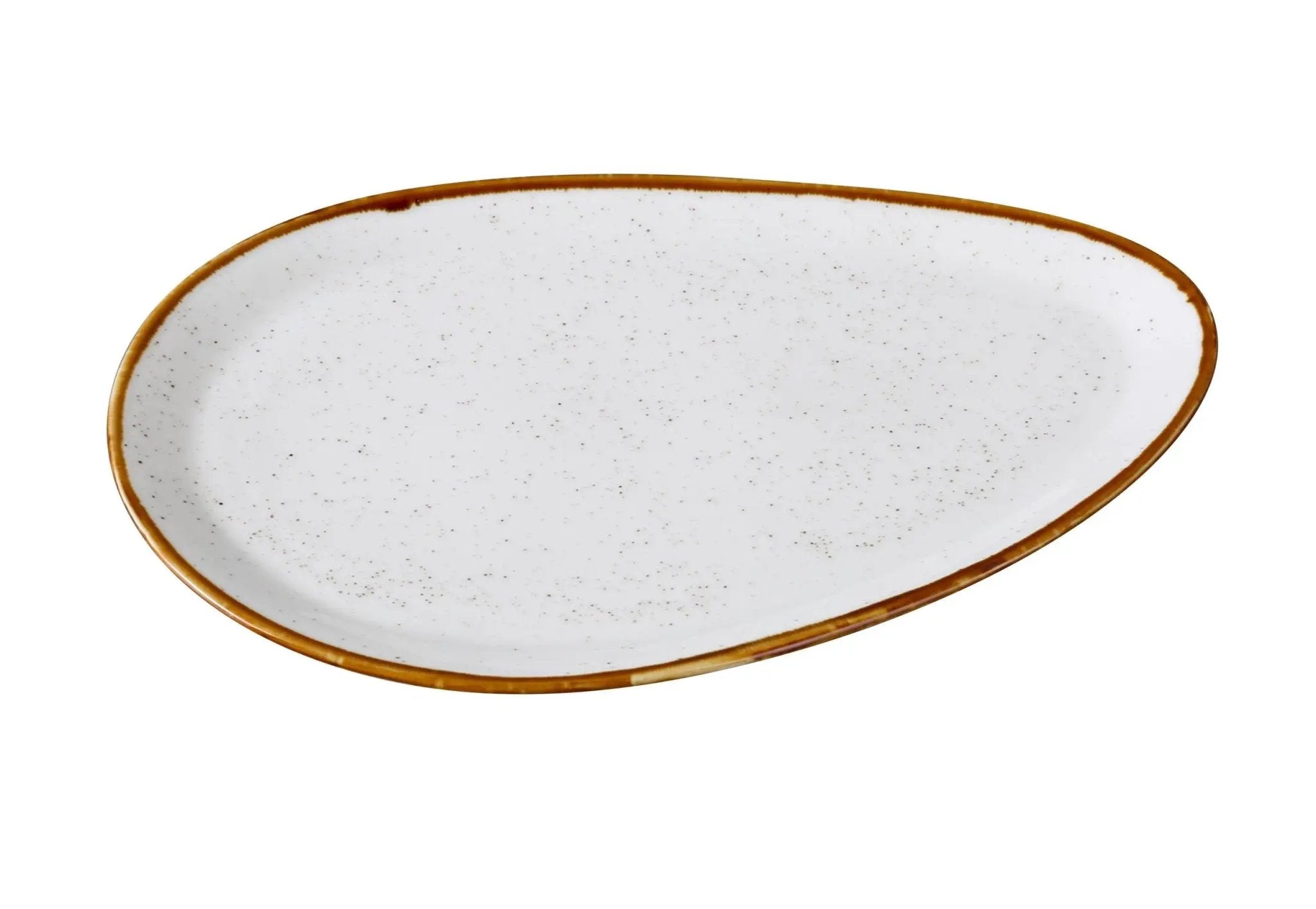 Yanco GL - 214 Glory Chinaware 13 - 7/8" x 9 - 3/4" x 7/8" Oval Plate