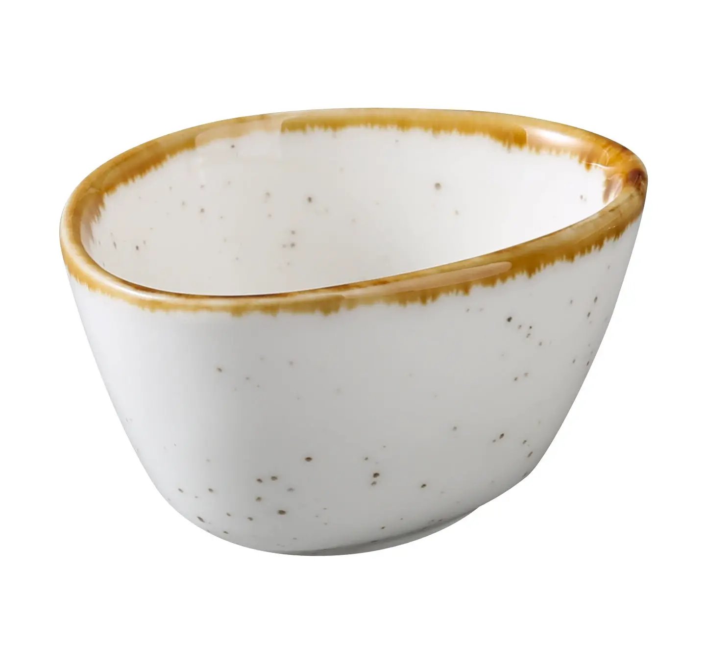 Yanco GL - 302 Glory Chinaware 2 - 3/4" x 2 - 3/8" x 1 - 3/4" Sauce Dish 2 Oz.